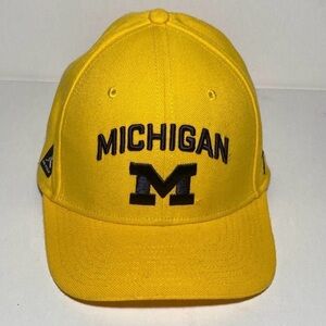 Michigan Wolverines Jordan Brand Dri-Fit Swoosh Flex Rise Performance Hat Large